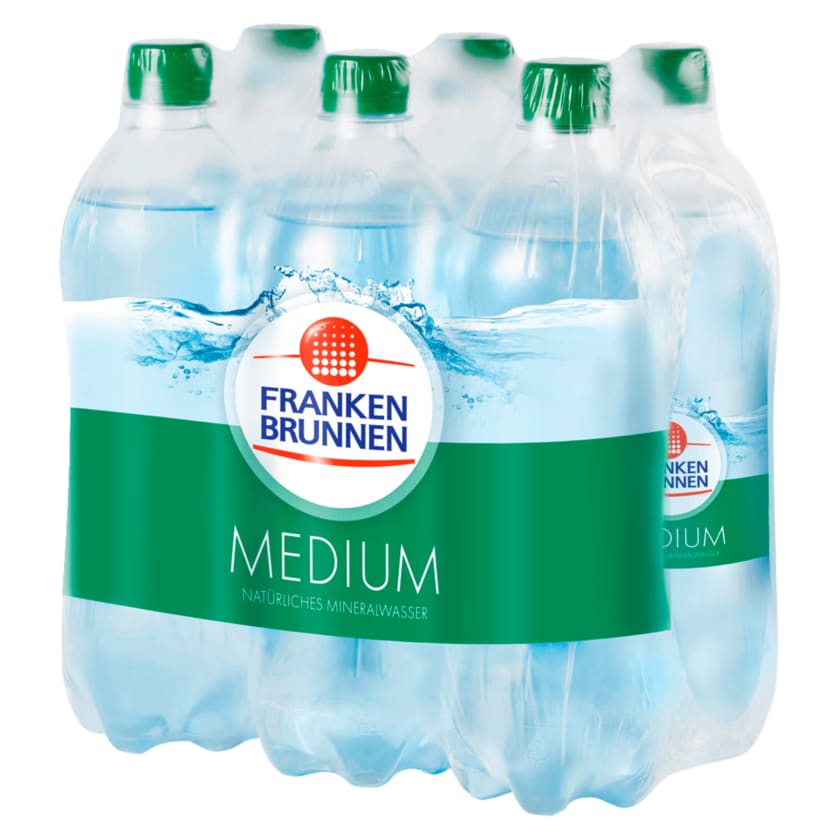 Franken Brunnen Mineralwasser medium 6x0,75l